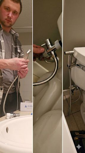 Bidet installation service in Calgary bathroom